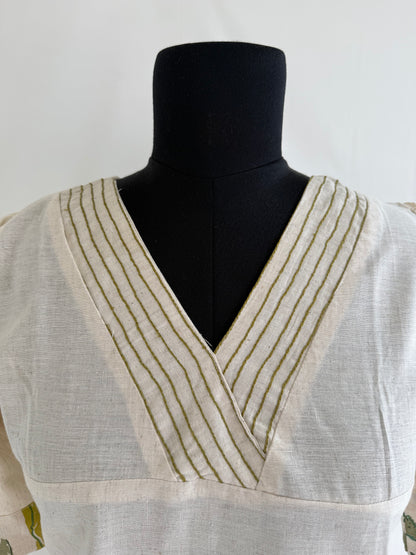 KHADI LEAF KURTI-6136