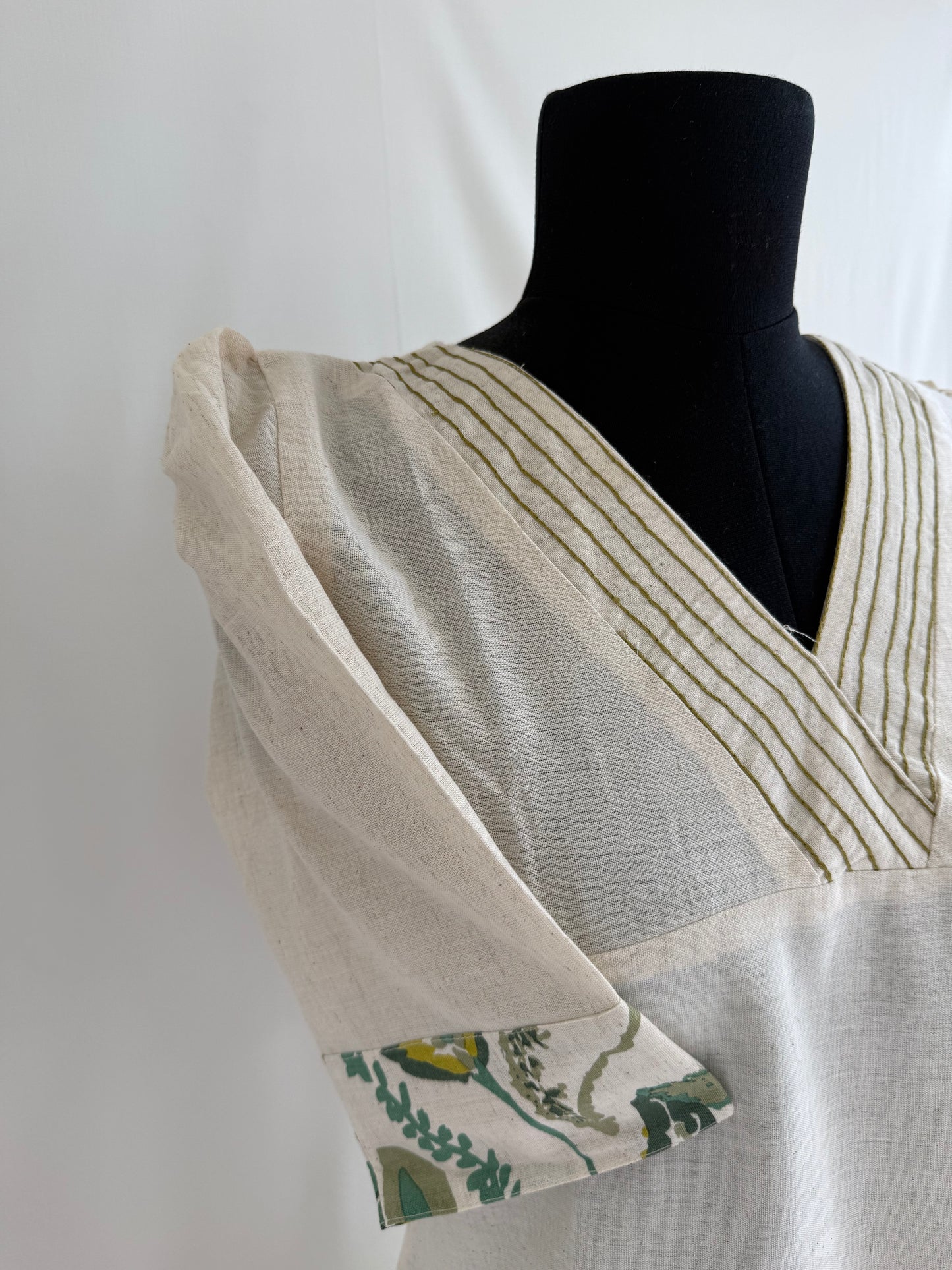 KHADI LEAF KURTI-6136