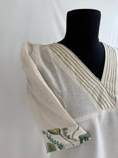 KHADI LEAF KURTI-6136