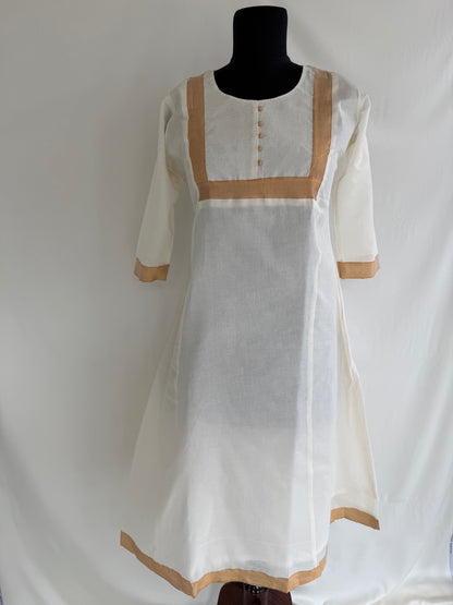 COTTON KASAVU KURTI-6131