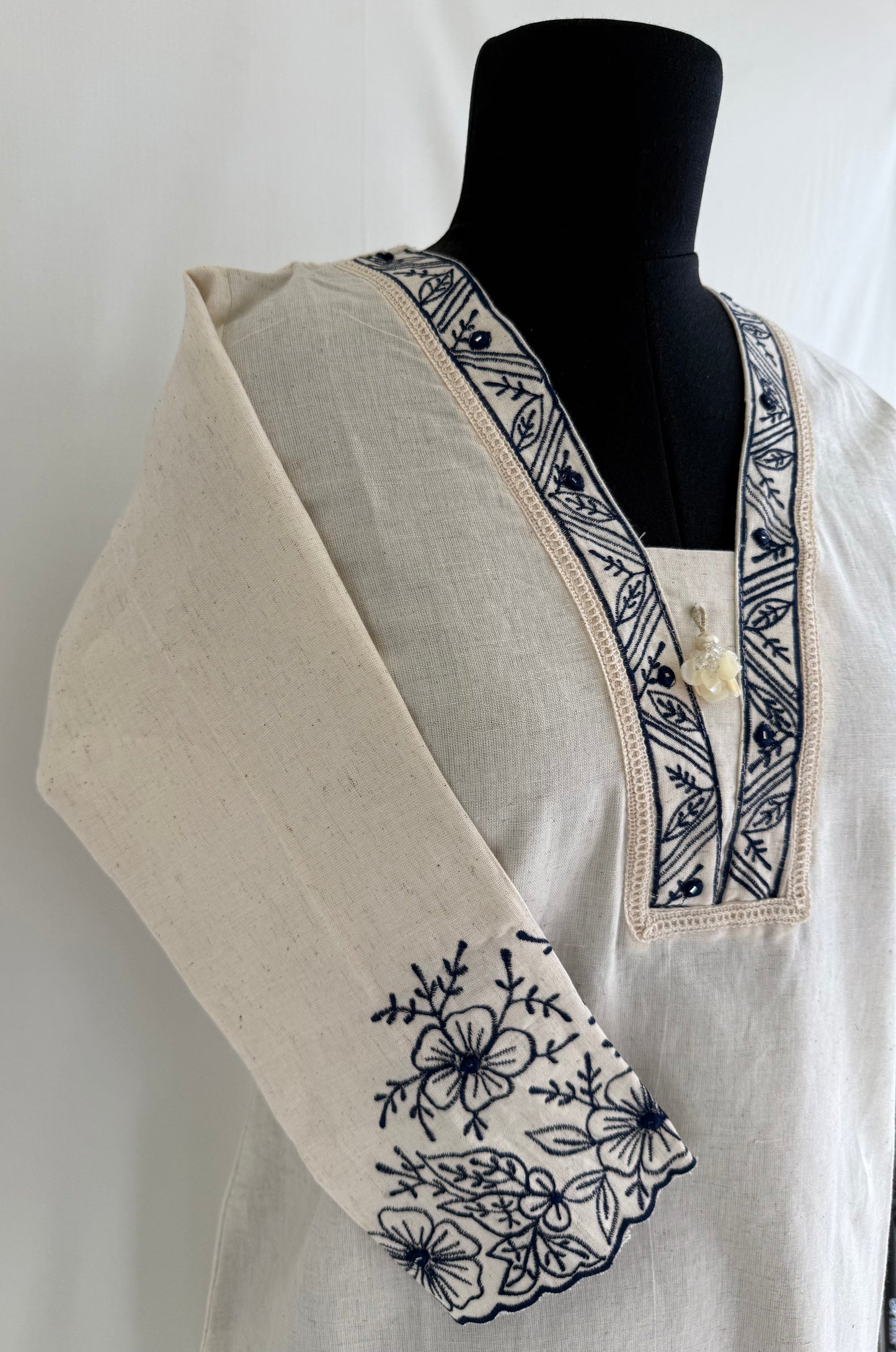 KHADI BLOOM KURTI-6151