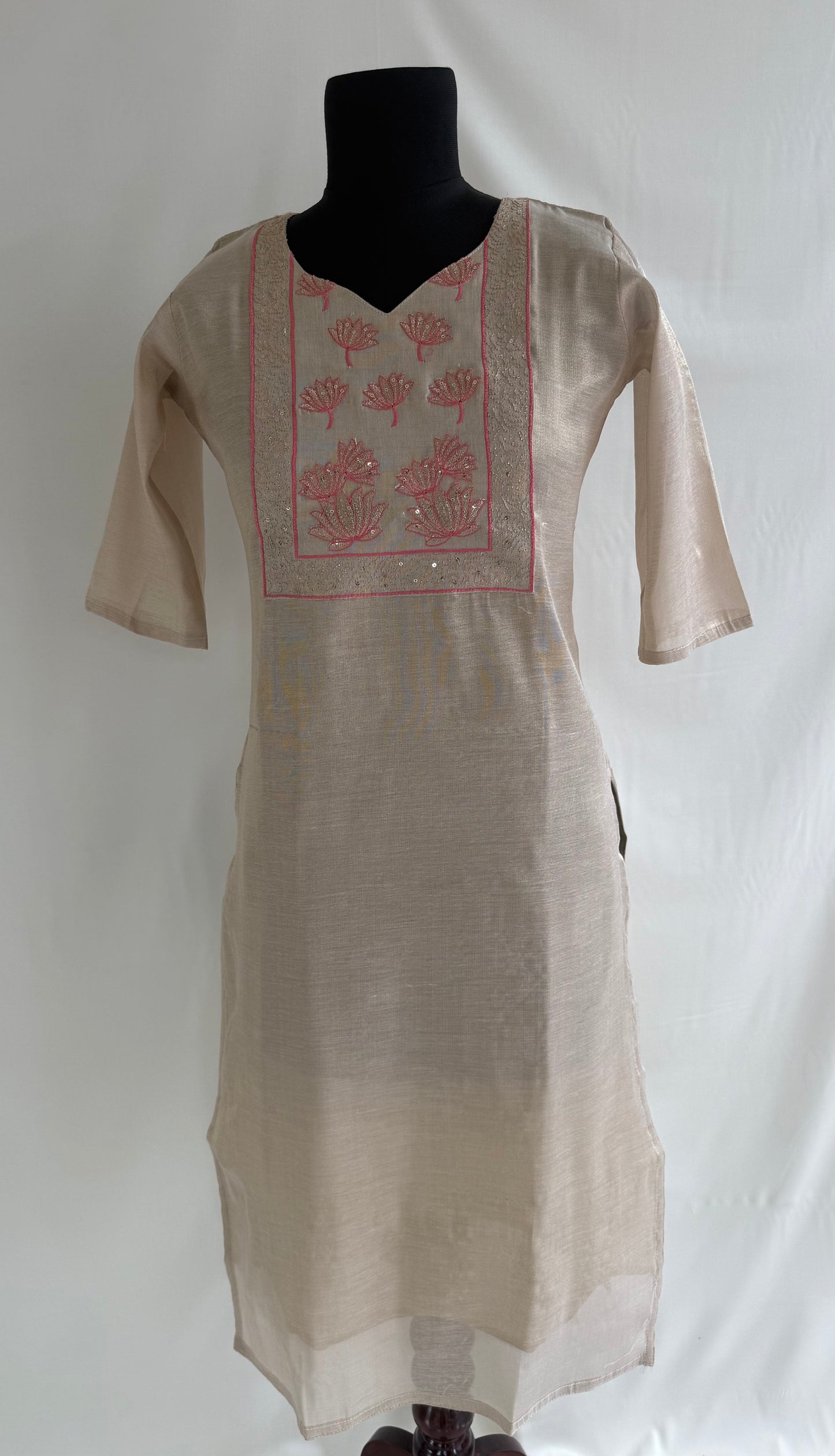 KASAVU LOTUS KURTI-6009