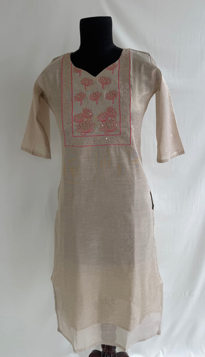 KASAVU LOTUS KURTI-6009