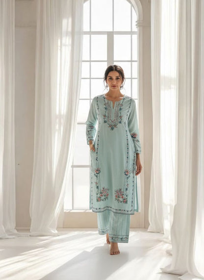 SEAFOAM GRACE CO-ORD SET-0028