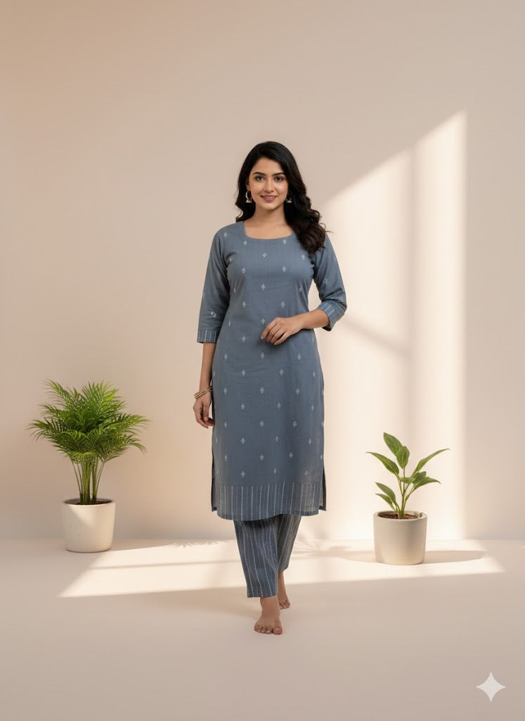 CLASSIC GREY COORD SET-0082