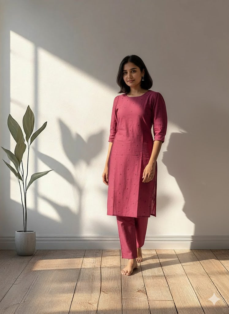 EXECUTIVE PINK CO-ORD SET - 0039