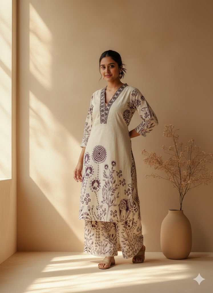 PETAL & PLUM COORD SET-0070