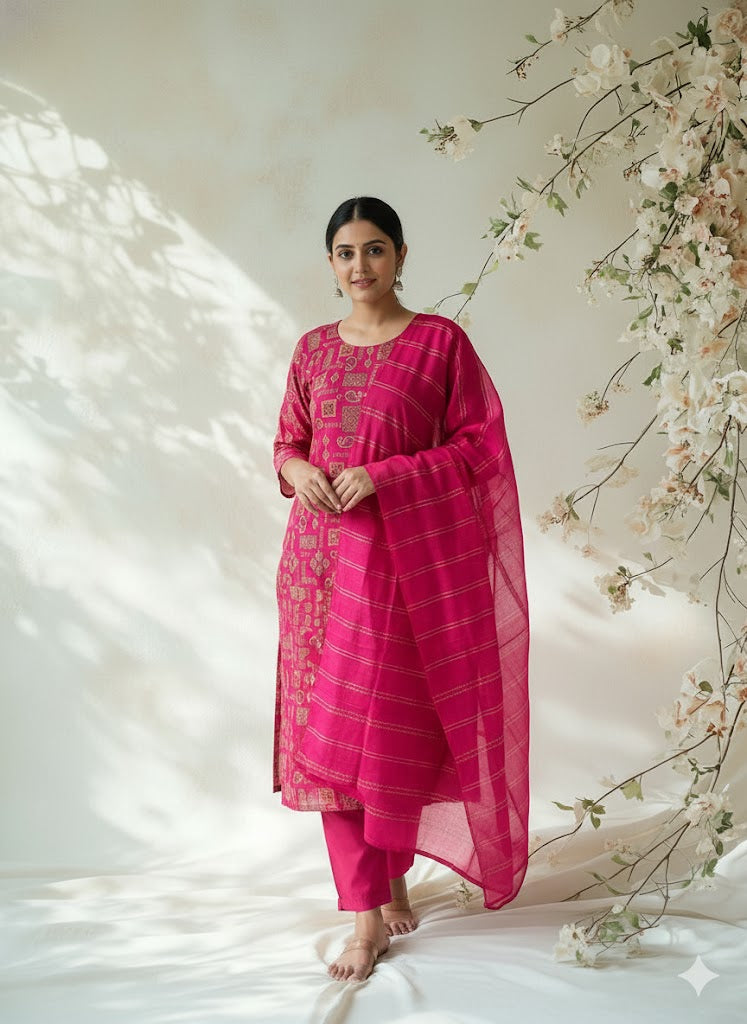 PINK AURA ETHNIC SUIT-1024