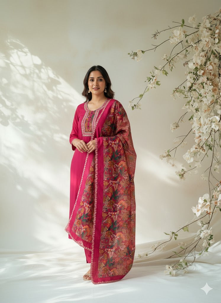 RUBY BLOOM ETHNIC SUIT-1004