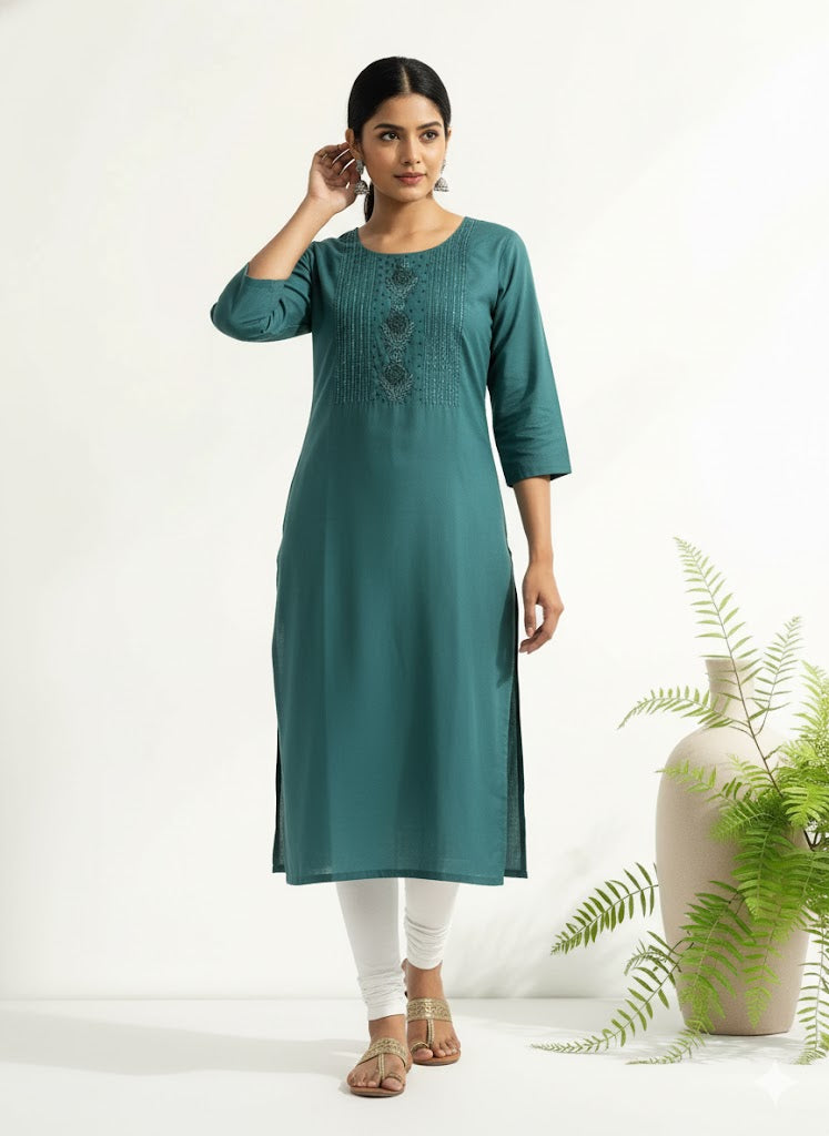 BLUE HARMONY KURTI-6002