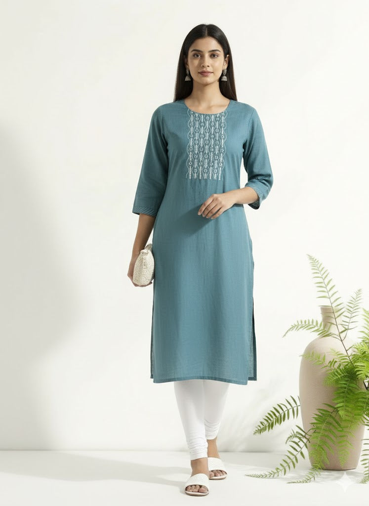 BLUE MIRAGE KURTI-6004
